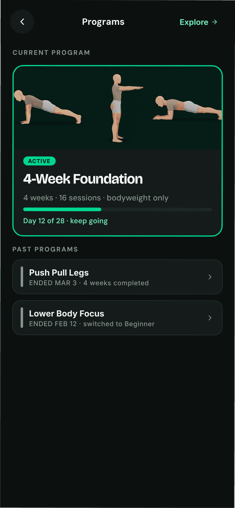 Programs hub